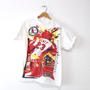 Vintage St Louis Cardinals Missouri Baseball T Shirt Medium